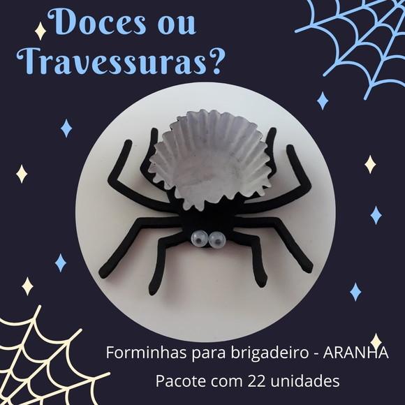 Forminha brigadeiro Aranha 22 unidades