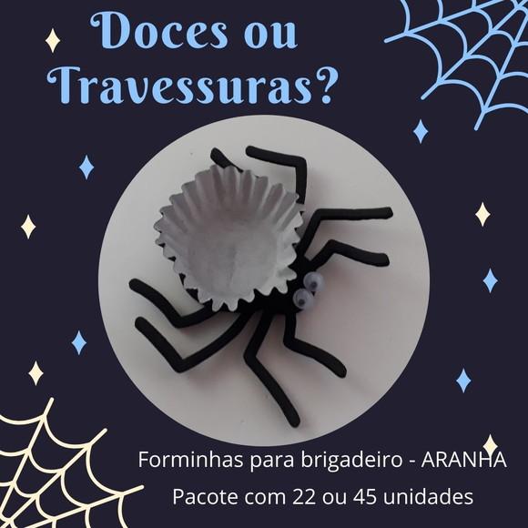 Forminha Brigadeiro Aranha 44 Unidades