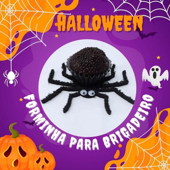 Forminha Brigadeiro Aranha Peluda 22 Unidades