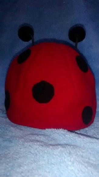 Newborn Touca Joaninha kit 3 pecas
