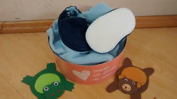Pantufa para bebês -meninos 0 a 2 anos