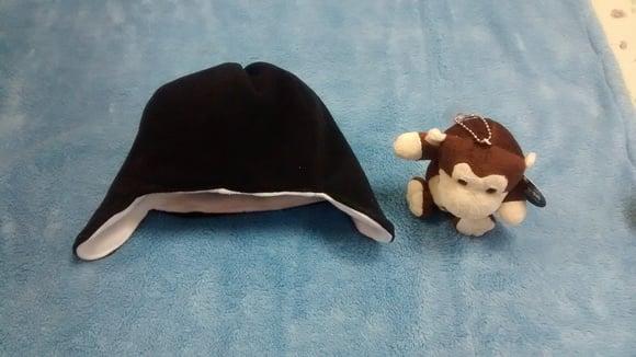 Touca infantil com tapa orelhas PANDA