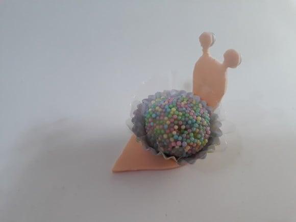 Forminha brigadeiro Caracol - 45 unidades