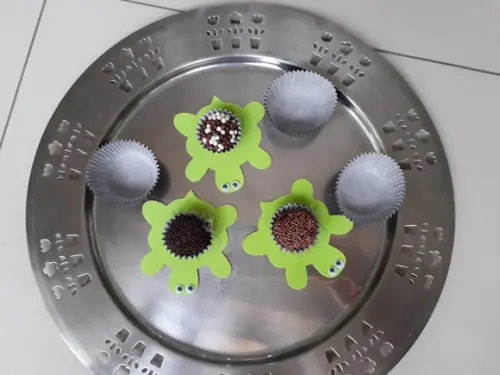 Forminha para doces e brigadeiros TARTARUGA 20 unidades