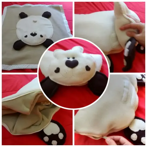 MANTA BEBÊ QUE TRANSFORMA ALMOFADA DE UR