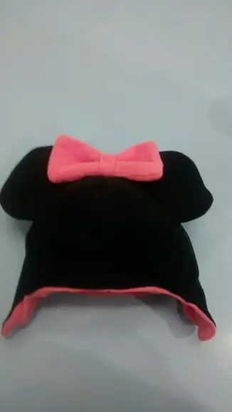 Touca infantil com tapa orelhas MINNIE