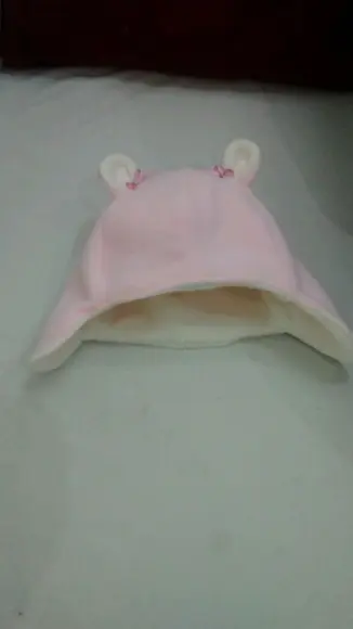 Touca ursinho com tapa orelhas