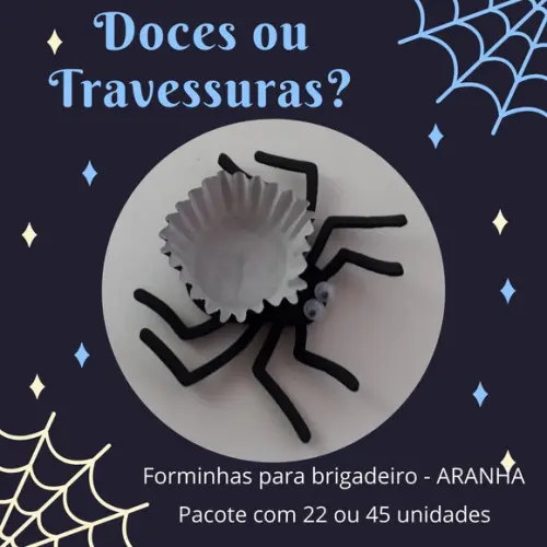 Forminha Brigadeiro Aranha 44 Unidades