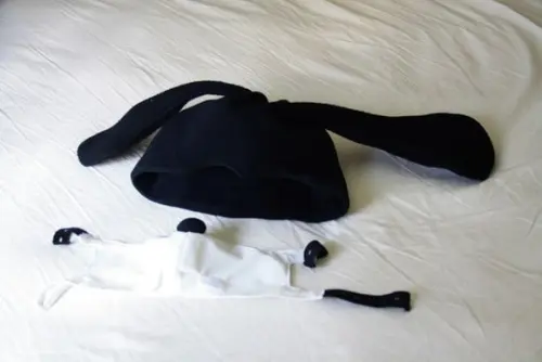 Touca e Máscara Proteção - modelo Cachorrinho