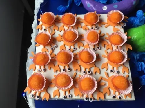 Forminha para Doces e Brigadeiro Caranguejo Siri 20 Unidades