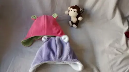 Touca ursinho com tapa orelhas