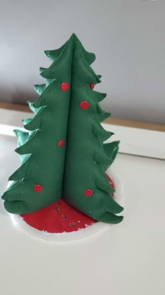 Arvore de Natal De Mesa Interativa em Feltro