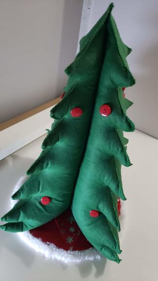 Arvore de Natal De Mesa Interativa em Feltro