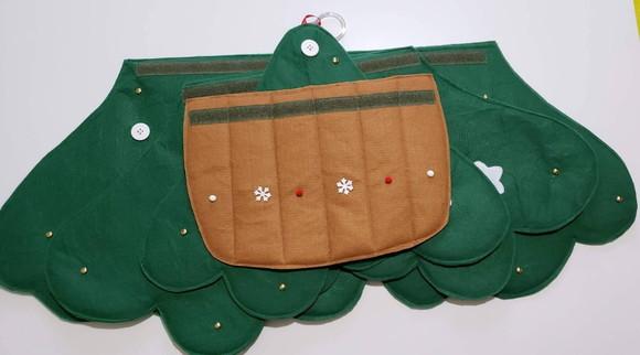 Arvore de Natal Sensorial Montessoriana em Feltro Desmonta
