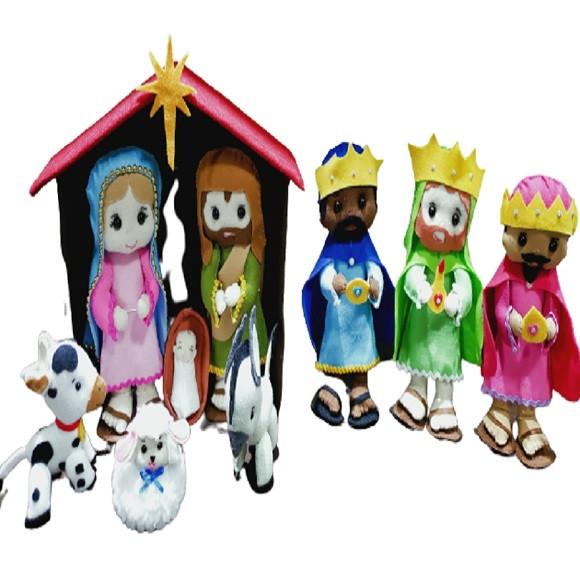 Presépio Completo de Natal em Feltro