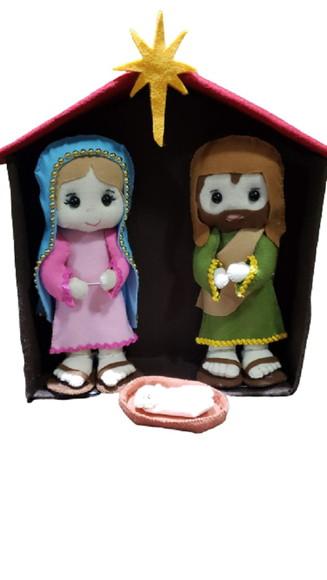 Presépio Completo de Natal em Feltro