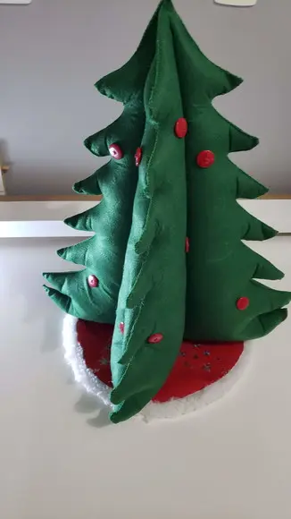 Arvore de Natal De Mesa Interativa Feltro com 24 pingentes