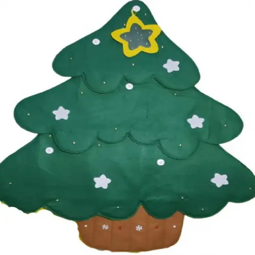 Arvore de Natal Sensorial Montessoriana em Feltro Desmonta