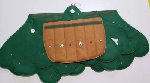 Arvore de Natal Sensorial Montessoriana em Feltro Desmonta