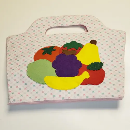 Jogo Pareamento das Frutas em Feltro