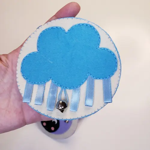 Kit Bebê 4 Cards Sensoriais em Feltro Montessori
