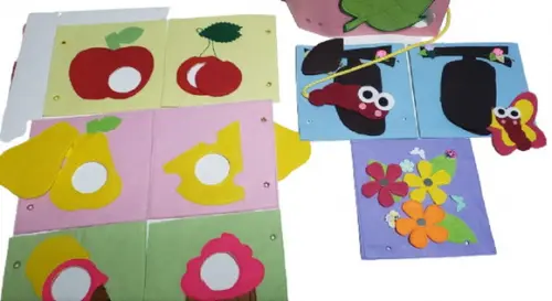 Livro Interativo Lagarta Comilona Feltro