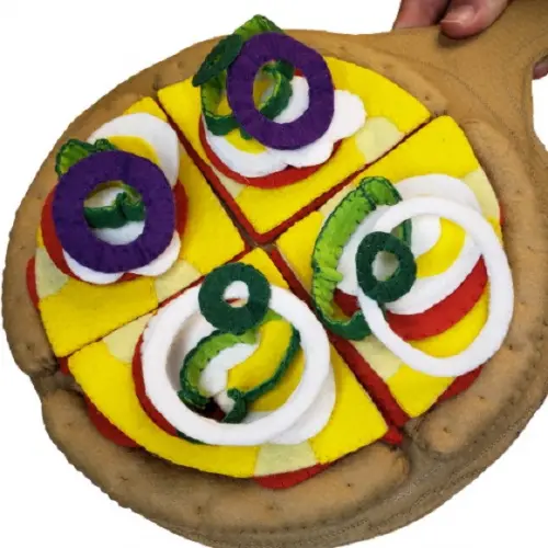 Monte Sua Pizza em Feltro