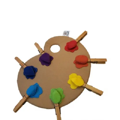 Paleta do Pintor em Feltro - Recurso Pedagógico