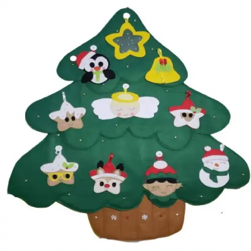 Pingentes para Arvore de Natal em Feltro