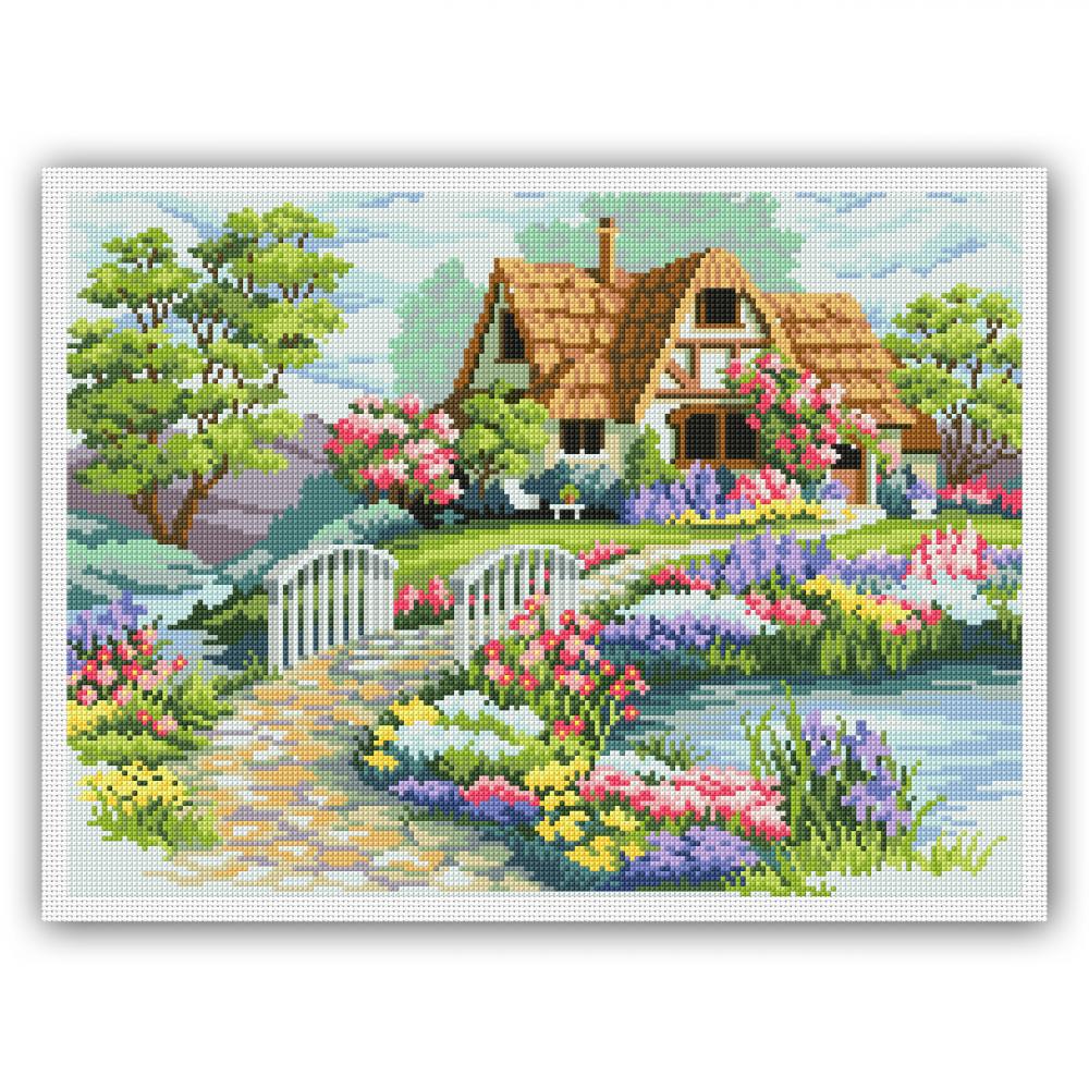 Casa de Encanto - Gráfico de Ponto Cruz - Arquivo digital