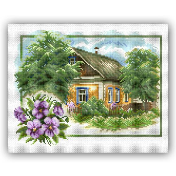 Casa de Veraneio - Gráfico Ponto Cruz