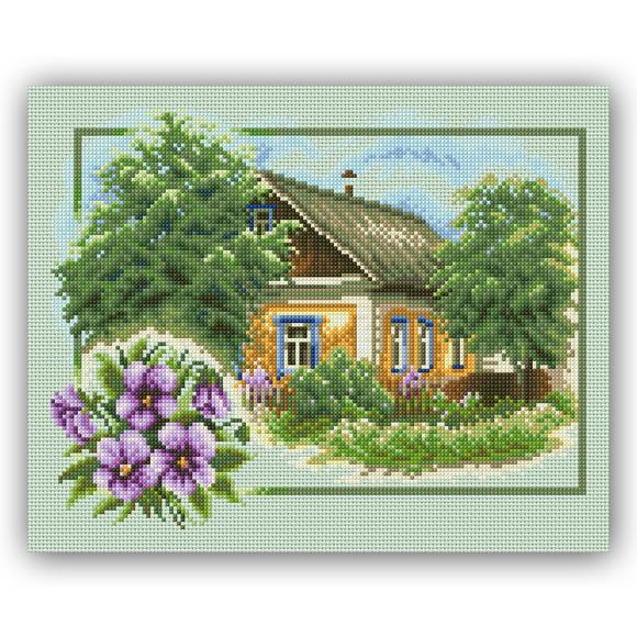 Casa de Veraneio - Gráfico Ponto Cruz