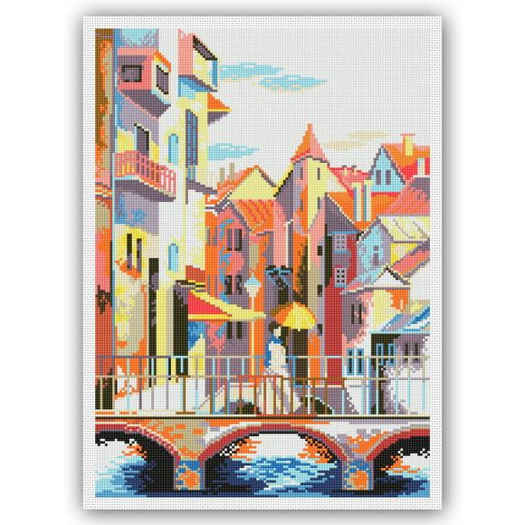 Casas Arco-íris - Gráfico de Ponto Cruz