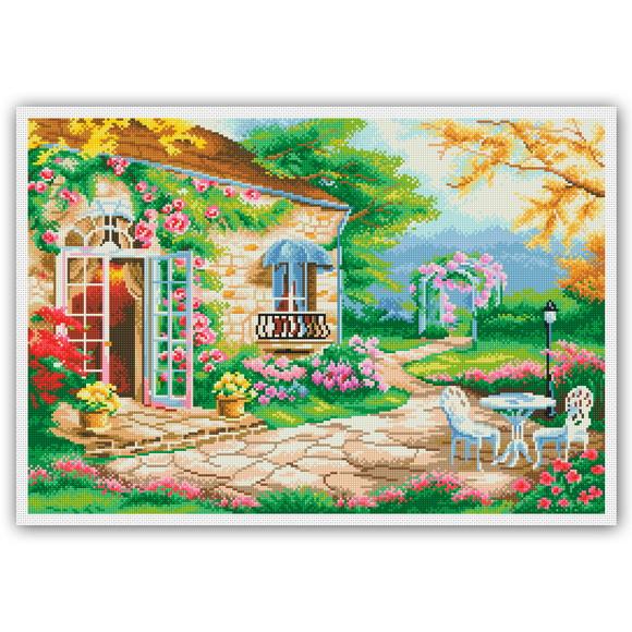 Jardim Romântico - Gráfico Ponto Cruz