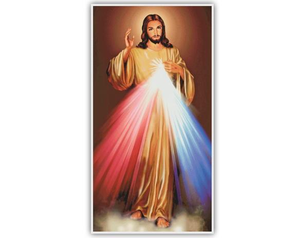 Jesus Misericordioso - Gráfico Ponto Cruz