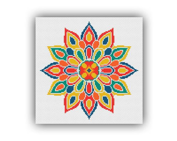 Mandala 01 - Gráfico Ponto Cruz