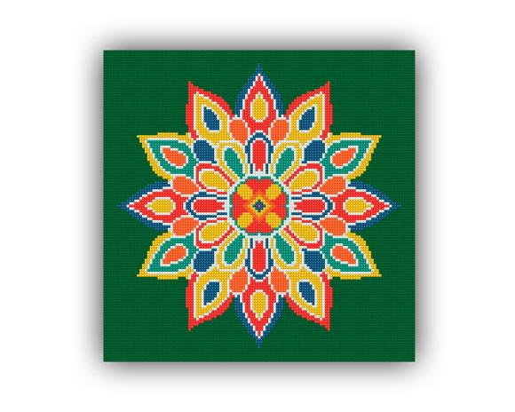 Mandala 01 - Gráfico Ponto Cruz