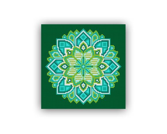 Mandala 02 - Gráfico Ponto Cruz