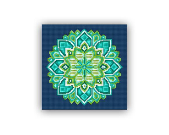 Mandala 02 - Gráfico Ponto Cruz