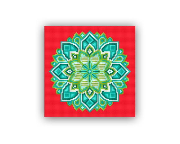 Mandala 02 - Gráfico Ponto Cruz
