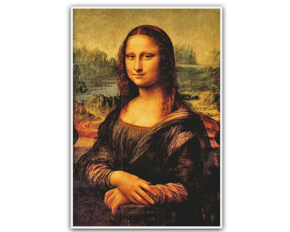 Mona Lisa - Gráfico Ponto Cruz