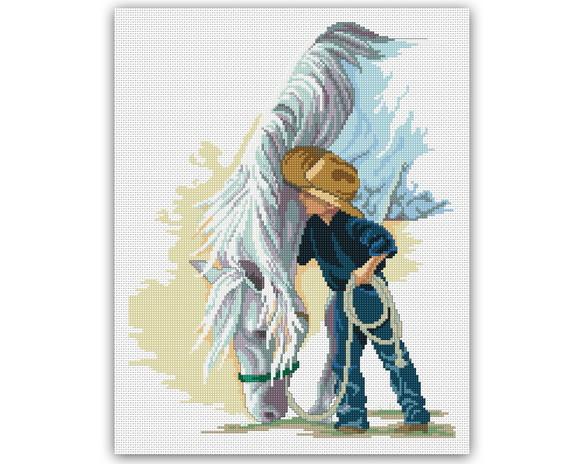 Pequeno Cowboy - Gráfico Ponto Cruz