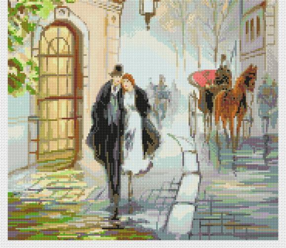 Romance - Gráfico Ponto Cruz