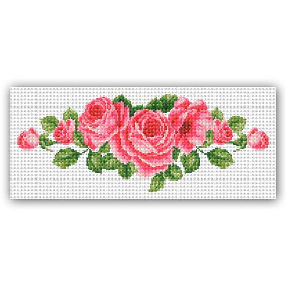 Rosas - Gráfico Ponto Cruz