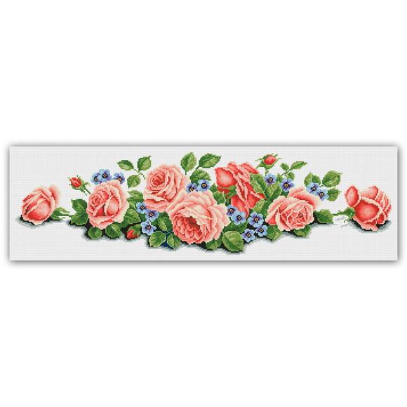Rosas - Gráfico Ponto Cruz