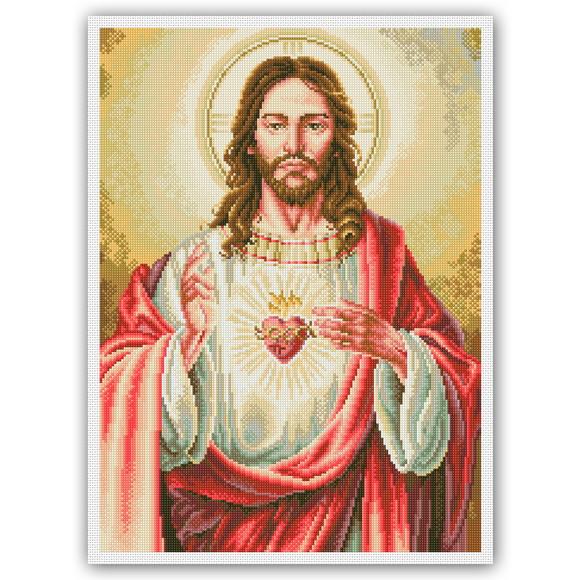 Sagrado Coração - Gráfico Ponto Cruz