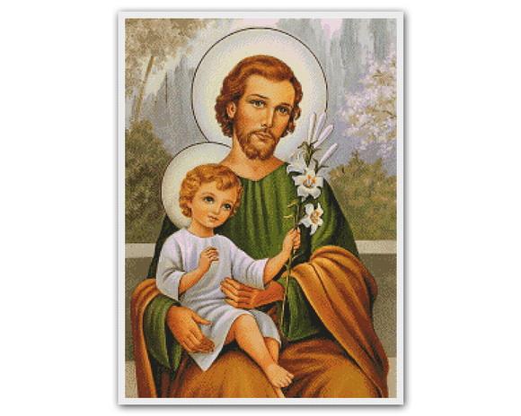 São José e Jesus - Gráfico de Ponto Cruz - Arquivo digital