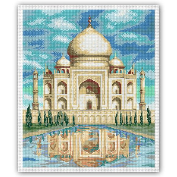 Taj Mahal - Gráfico Ponto Cruz