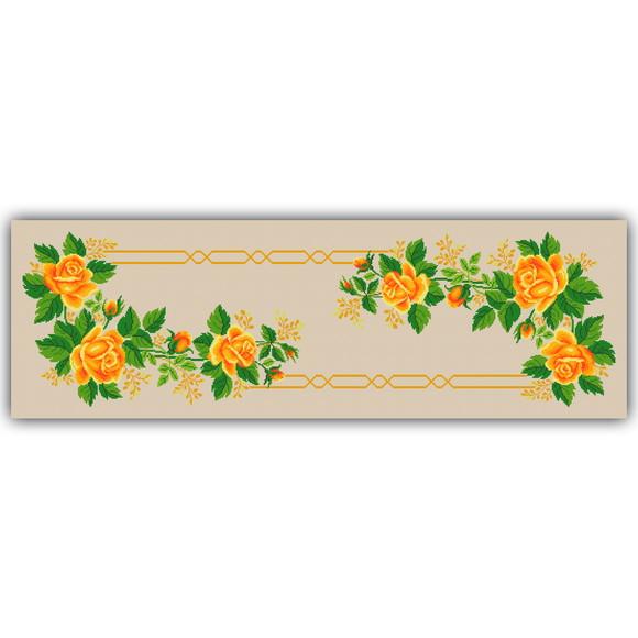 Toalha com Rosas - Gráfico Ponto Cruz