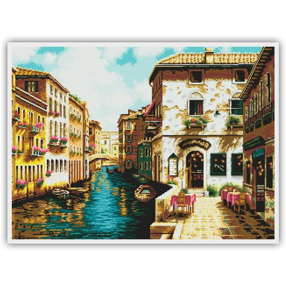 Velha Veneza - Gráfico Ponto Cruz